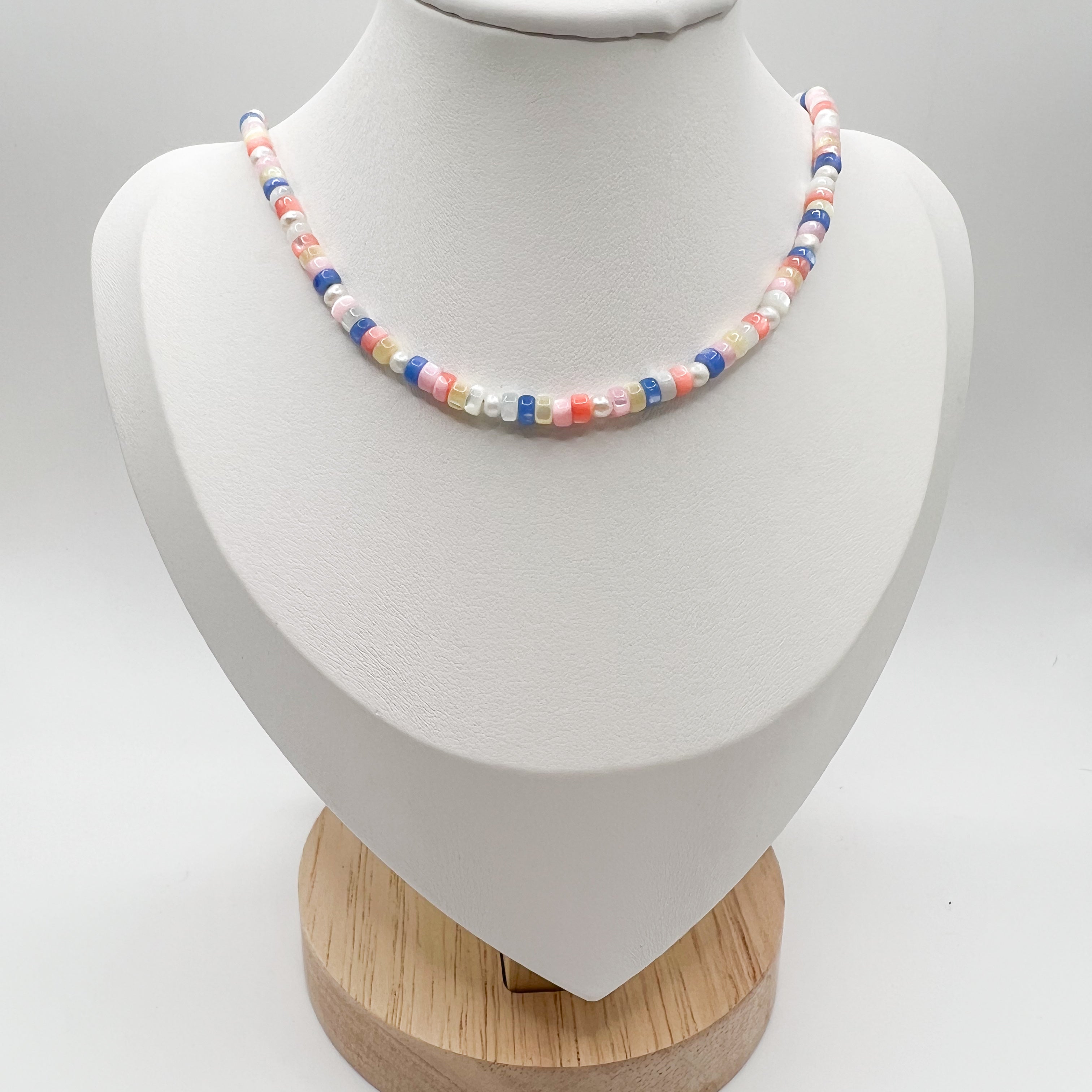 Lily Beaded Necklace