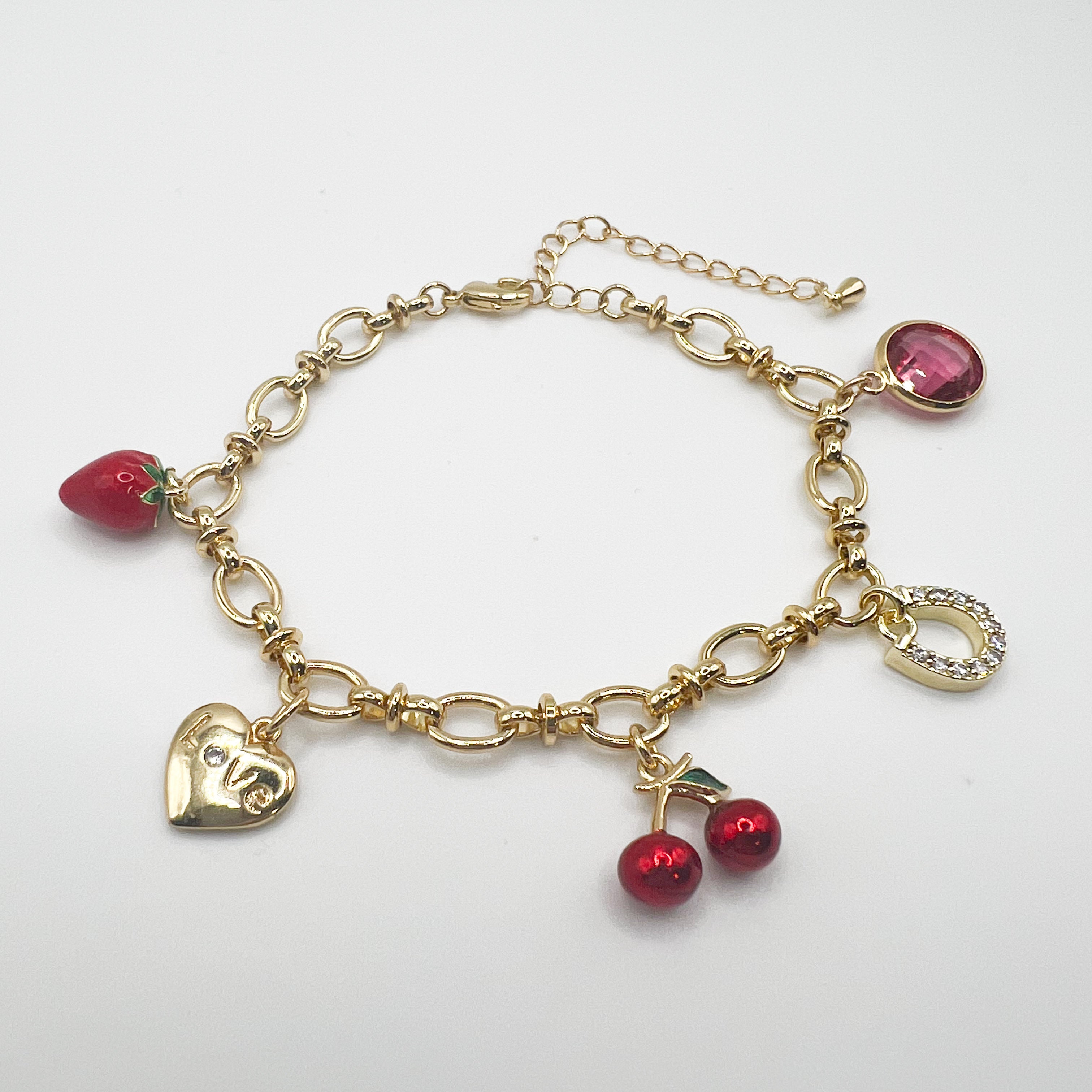 Sweet Cherry Pie Bracelet